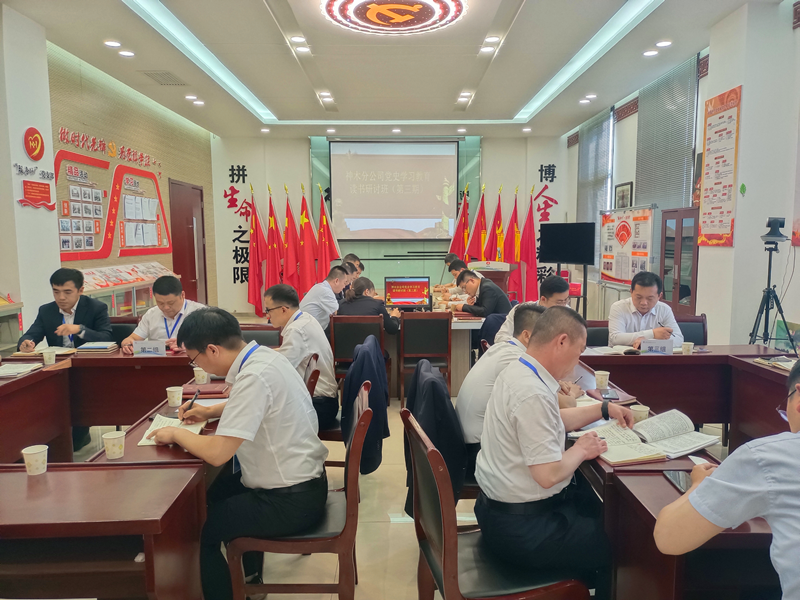 神木分公司舉辦黨史學(xué)習教育第三期讀書(shū)研討