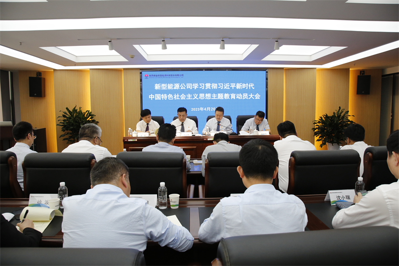 新型能源公司黨委召開(kāi)學(xué)習貫徹習近平新時(shí)代中國特色社會(huì )主義思想主題教育動(dòng)員大會(huì )