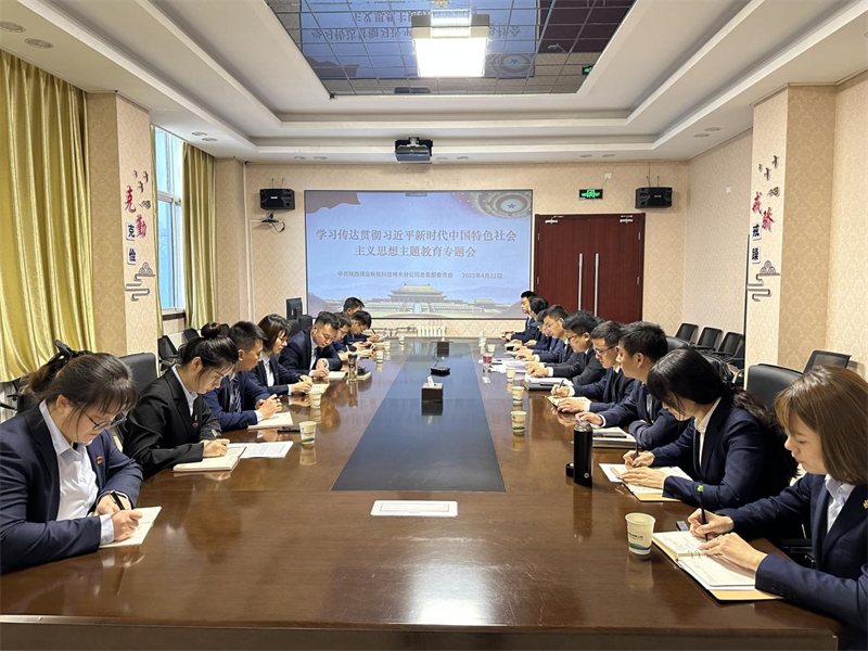 (二)公司所屬各單位迅速傳達學(xué)習新型能源公司主題教育動(dòng)員會(huì )精神