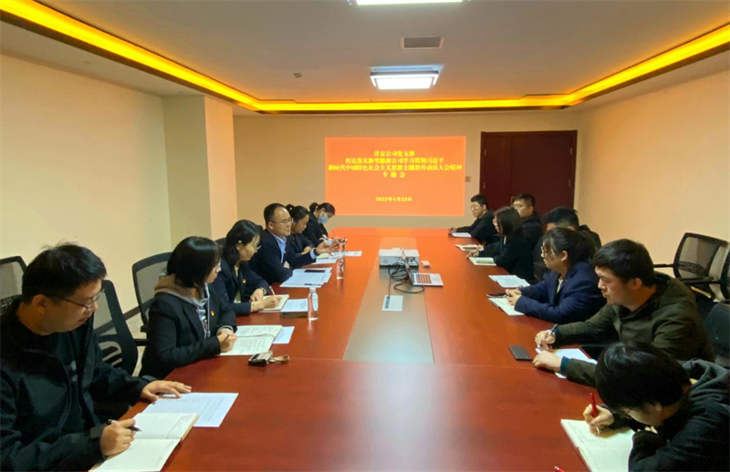 (二)公司所屬各單位迅速傳達學(xué)習新型能源公司主題教育動(dòng)員會(huì )精神
