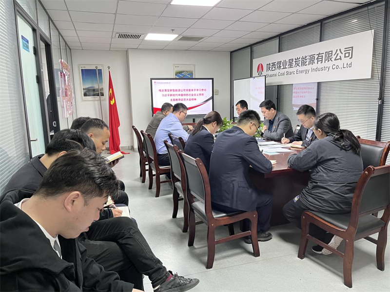 (三)公司所屬各單位迅速傳達學(xué)習新型能源公司主題教育動(dòng)員會(huì )精神