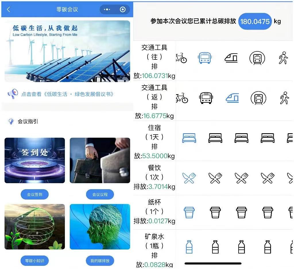 人民日報| 新型能源公司助力集團舉辦首個(gè)“零碳會(huì )議”