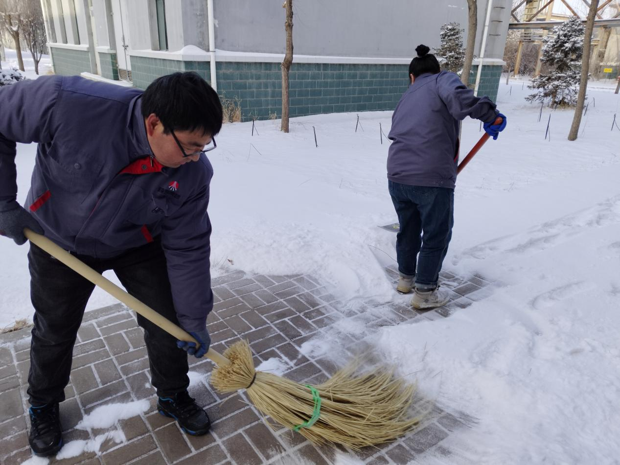 寧夏鑫爾特公司開(kāi)展“以雪為令踐初心”主題黨日活動(dòng)